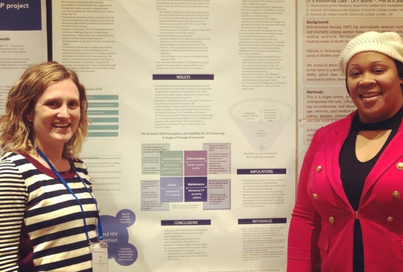 Liz Barr and Danielle Campbell at the 9th International Workshop on Women 